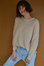 Load image into Gallery viewer, Drop Shoulder Knit in Cream